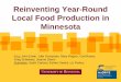 Reinventing year round local food production in Minnesota, 2015