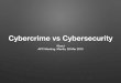 Cybercrime and Cybersecurity Differences