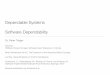 Dependable Systems -Software Dependability (15/16)