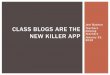Class Blogs are the next killer app