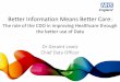 NHS Presentation at the Chief Data Officer Forum - Examining the role of the Chief Data Officer