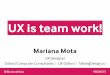 UX is team work! (Bulgaria Web Summit 2015)