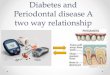 Diabetes and periodontal disease ,at two way relationship