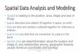 Spatial analysis and modeling