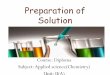 Diploma_I_Applied science(chemistry)_U-II(A) Preparation of solution