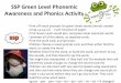 SSP Green Level Phonemic Awareness & Phonics Activity