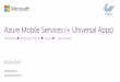 Azure mobile service ( Universal App)