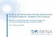 Scaling up renewable energy deployment in island regions: insights and lessons
