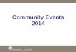Community Events 2014