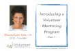 Introducing a volunteer mentoring program - Deanna Lynn Cole ivolunteer University