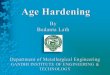 Age hardening