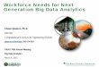Workforce Needs for Next Generation Big Data Analytics
