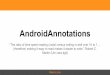 Android annotations