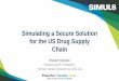 Simulating a Secure Solution for the US Drug Supply Chain