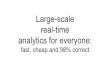 Large-scale real-time analytics for everyone