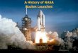 A history of nasa rocket launches
