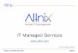 IT Infrastructure Managed Services and RIMS