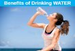 The benefits of drinking water