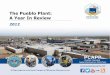 The Pueblo Plant: A Year in Review 2012