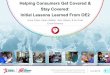 Helping Consumers Get Covered and Stay Covered - Initial Lessons Learned From OE2