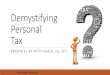 Demystifying personal tax