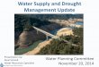 Water Supply and Drought Management Update - Nov. 20, 2014