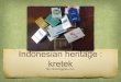 Indonesian kretek clove cigarette