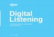 Digital Listening - Harnessing the Power of Social Data