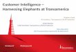 Customer Intelligence_ Harnessing Elephants at Transamerica    Presentation (1)