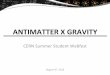 Antimatter X Gravity