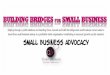Building Bridges for Small Business Intro Presentation