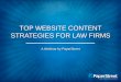 Top Web Content Strategies for Law Firms in 2015