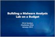 CISSA Lightning Talk - Building a Malware Analysis Lab on a Budget