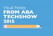 Visual Notes from ABA Techshow 2015