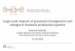 Large Scale Impacts of Grassland management and changes in livestock production systems_LiveM_Macsur_Bilbao_2014
