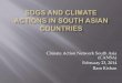 SDGs and Climate Actions in South Asian Countries