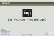 OpinionWay pour Génération I Am - Les Français et les préjugés / Mars2015