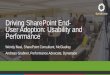 Driving SharePoint End-User Adoption: Usability and Performance