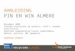 Dutch PR Award: Pin en Win Almere