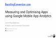 Measuring and Optimising Apps using Google Mobile App Analytics