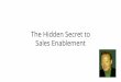 The Hidden Secret to Sales Enablement