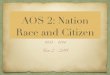 Nation race and citizen intro