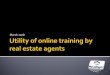 Use Of Online Training By Re Agents Mar2008