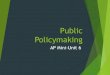 AP Public Policymaking