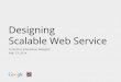 [Hci korea 2014] designing scalable web service