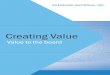 IR Integrated Reporting - Creating Value  Value to the Board #IIRC