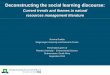 Deconstructing the social learning discourse