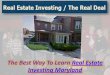 Real estate investing maryland