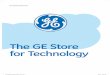 GE¤† –´ - GE Store for Technology