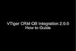 VTiger CRM QuickBooks Integration Module